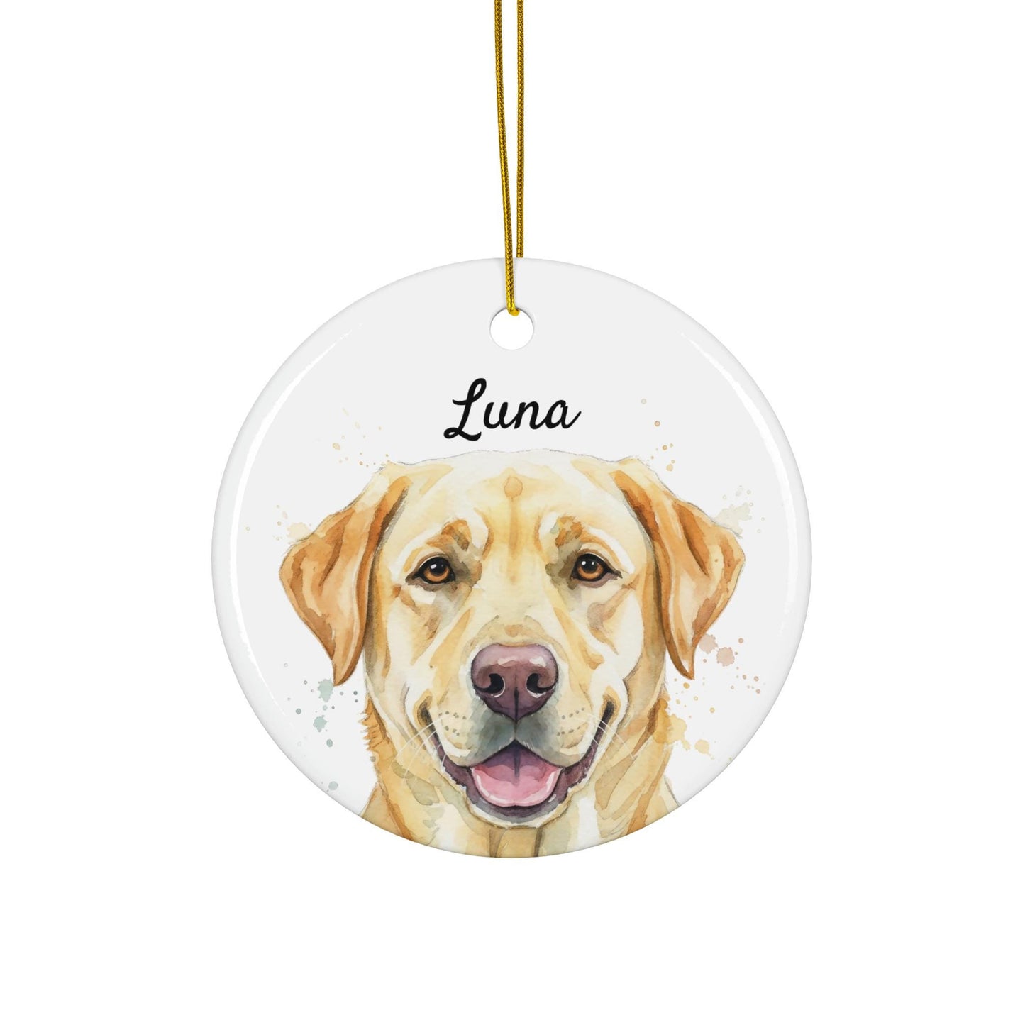Custom Dog Portrait Ornament, Pet Memorial Gift, Dog Lover Christmas Decoration, Personalized Pet Keepsake, Unique Pet Ornament