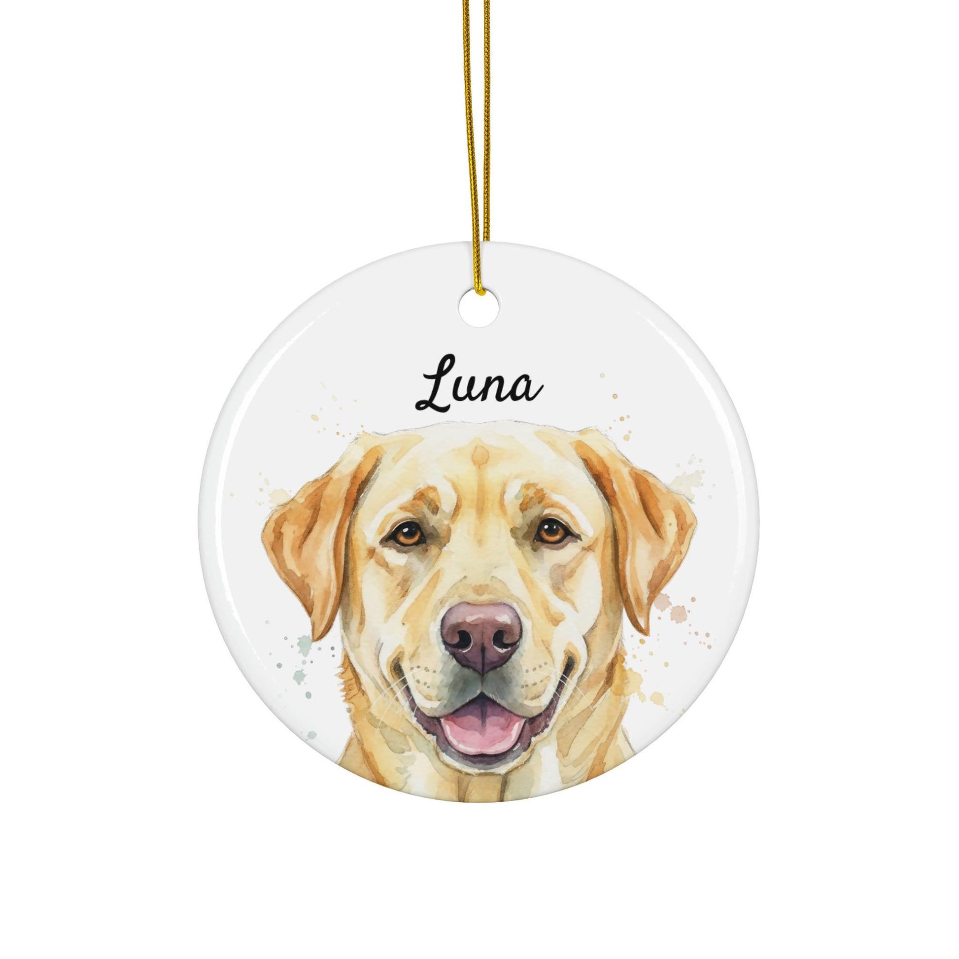Custom Dog Portrait Ornament, Pet Memorial Gift, Dog Lover Christmas Decoration, Personalized Pet Keepsake, Unique Pet Ornament