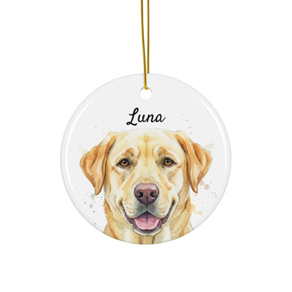 Custom Dog Portrait Ornament, Pet Memorial Gift, Dog Lover Christmas Decoration, Personalized Pet Keepsake, Unique Pet Ornament