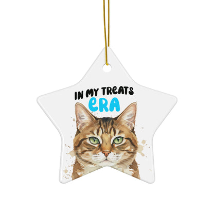 Cat Lover Gift, Star Shaped Ornament, Funny Cat Keepsake, Pet Owner Christmas Decoration, Cute Cat Ornament, Unique Cat Decor