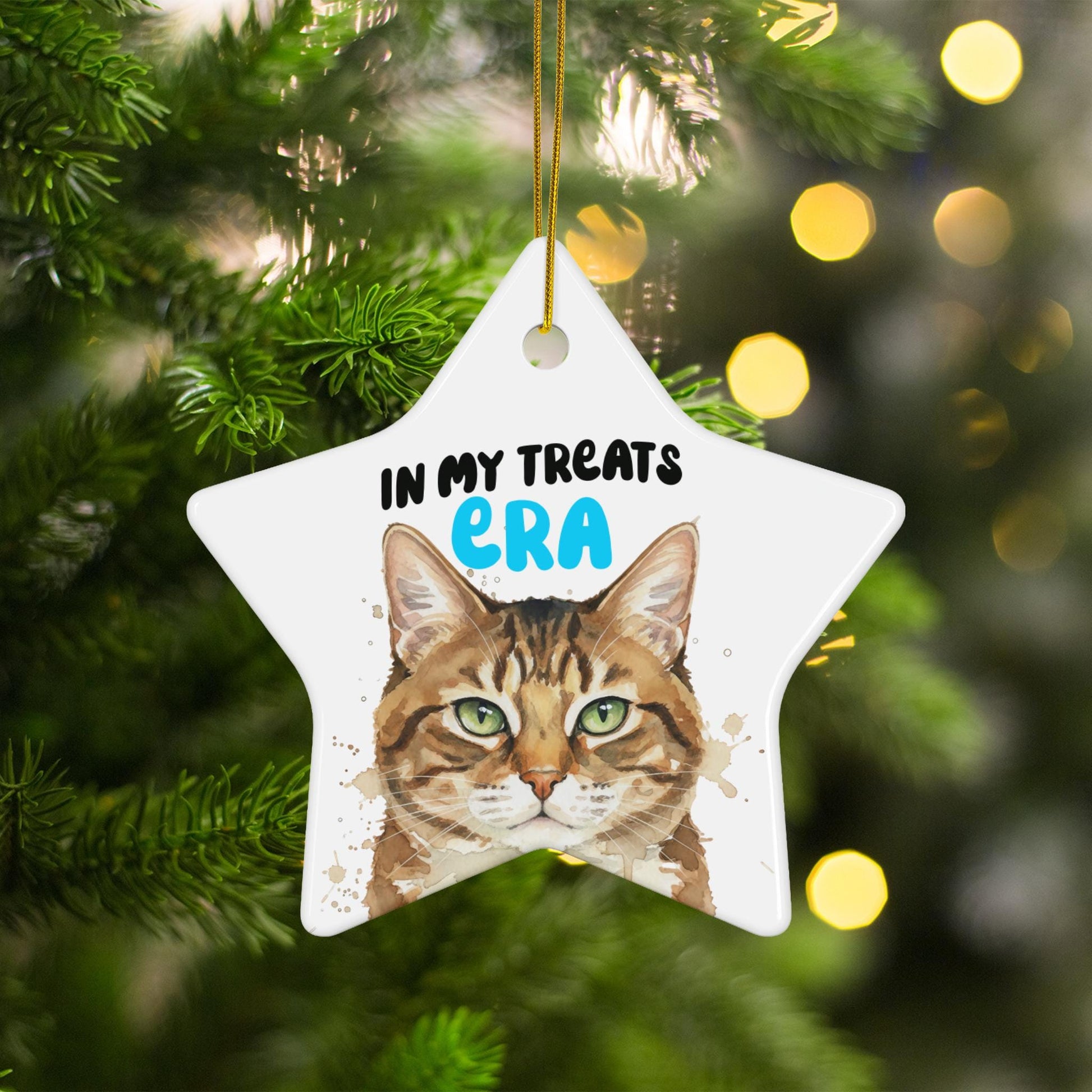 Cat Lovers Christmas Ornament, Cat Tree Decor, Holiday Gift for Cat Owners, Pet Lover Christmas Tree Decoration