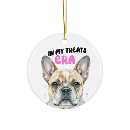 French Bulldog Ceramic Pet Ornament, Cute Dog Lover Gift, Funny Puppy Keepsake, Personalized Dog Decoration, Holiday Home Decor