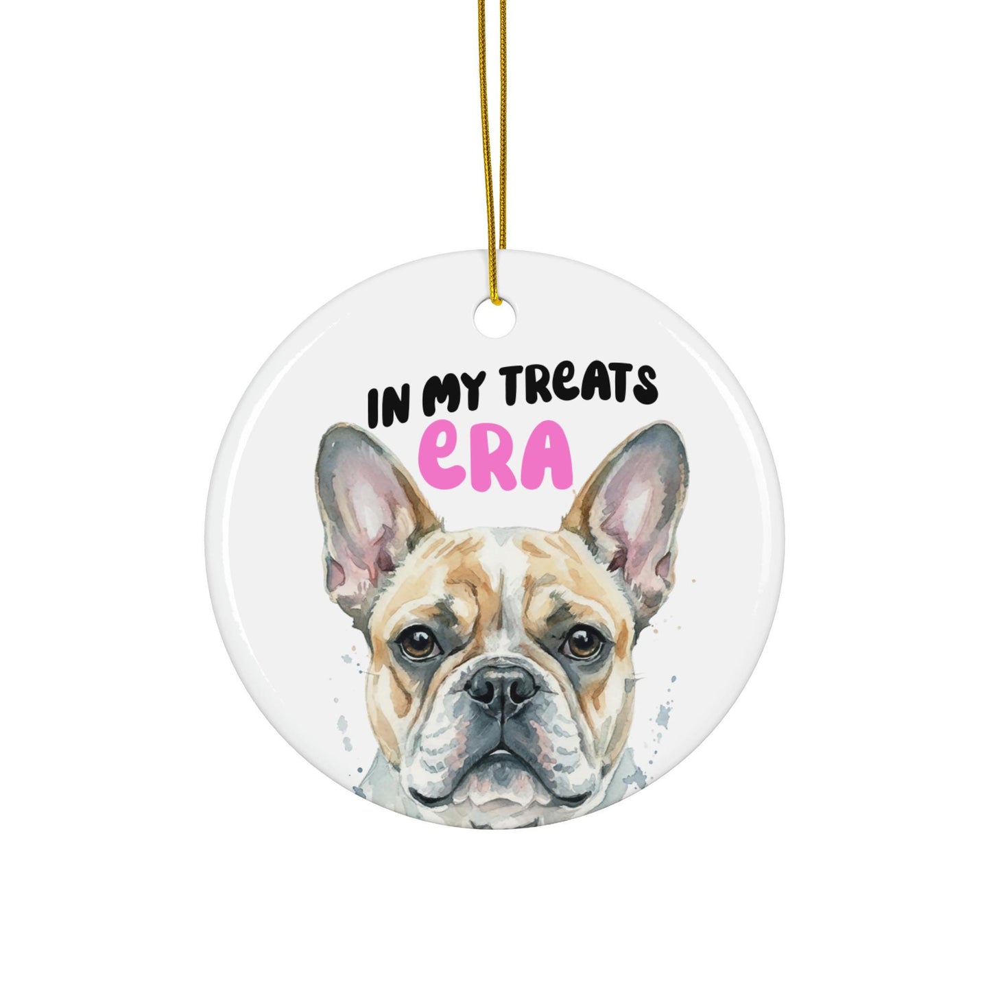 French Bulldog Ceramic Pet Ornament, Cute Dog Lover Gift, Funny Puppy Keepsake, Personalized Dog Decoration, Holiday Home Decor